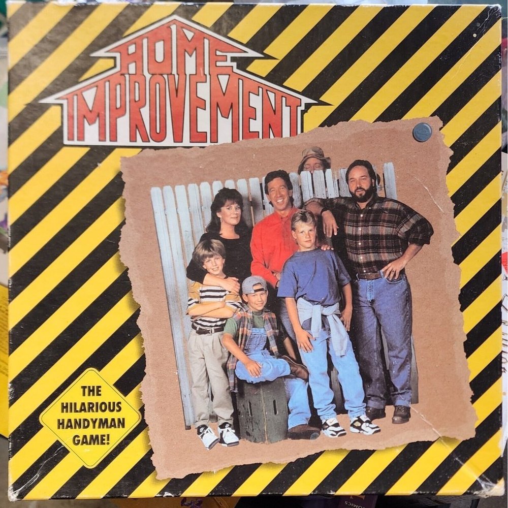 Vintage 1990s Home Improvement Board Game Tim The Tool Man Tv Series Game